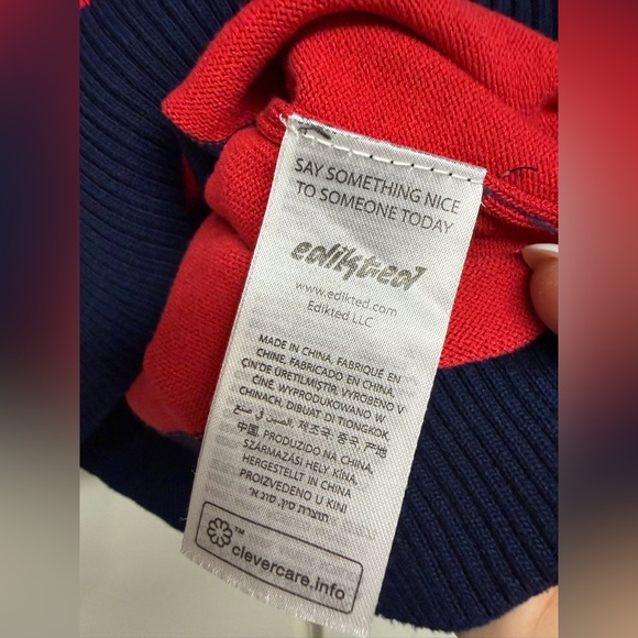 Edikted Logan Light Knit Oversized Sweater - Picture 9 of 11